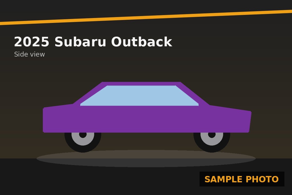 Sample photo: 2025 Subaru Outback
